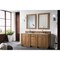 James Martin Vanities Bristol 72in Double Vanity, Saddle Brown w/ 3 CM Carrara Marble Top 157-V72-SBR-3CAR - alternate 6